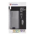 Verbatim Multiport Hub Sdhc/Msd/Rj45