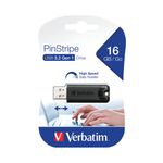 16Gb Black Pinstripe Usb 3.0 Drive