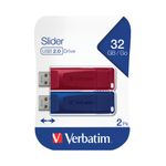 Verbatim Sng Usb 2.0 32Gb Pk2