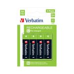 Verbatim Aa Rchb Batteries Pk4