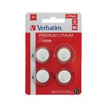 Verbatim Cr2016 3V Lih Battery Pk4