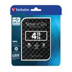 Verbatim Store N Go Gen 2 Hdd 4Tb Bk