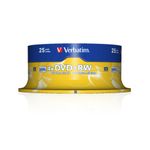 Verbatim Dvd+Rw 4X Slvr Spndle 25