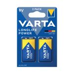 Varta Longlife Power 9V Battery Pk2