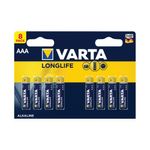 Varta Longlife Aaa Battery Pk8