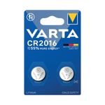Varta Cr2016 Coin Cell Battery Pk2
