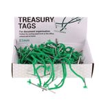 Concept Pkt.100 Metal Treasury Tags 51Mm