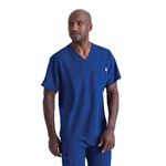 Sk0112 Unisex V Scrub Top Navy S