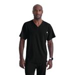Sk0112 Unisex V Scrub Top Black 5Xl