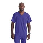 Sk0112 Unisex V Scrub Top Grape 3Xl