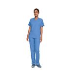 4700 Unisex Scrub Top Ceil Blue 2Xs