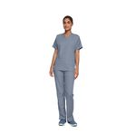4700 Unisex Scrub Top Grey 4Xl