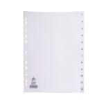 A4 White 1-12 Polypropylene Index