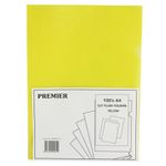 Yellow Cut Flush Folders Pk100