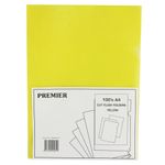 Yellow Cut Flush Folders Pk100