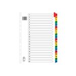 A4 Mylar Index 1-20 Assorted