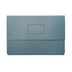 Document Wallet 220Gsm Fc Blue Pk50