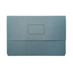 Document Wallet 220Gsm Fc Blue Pk50