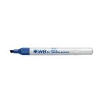 Blue Whiteboard Markers Chisel Pk10