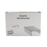 26/6Mm Metal Staples Pk5000
