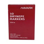 Black Whiteboard Marker Bullet Pk10