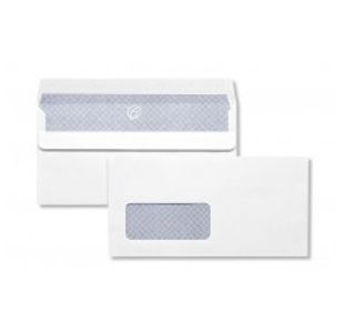 Dl 100Gsm White Env S/S Window