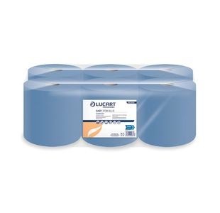 2Work Cfeed Roll 3-Ply Blu 135M