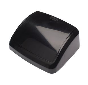 2Work Plastic 10L Swing Bin Lid Blk