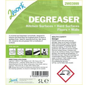 2Work Kitchen Cleaner Degreaser 5L