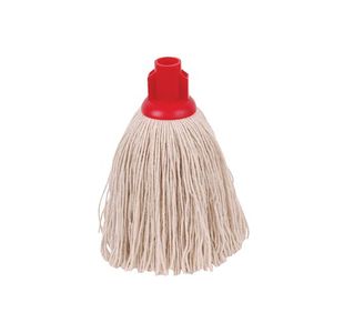 2Work 12Oz Twine Rough Mop Red Pk10