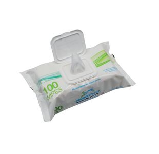 2Work Viricidal Wipes Pk100