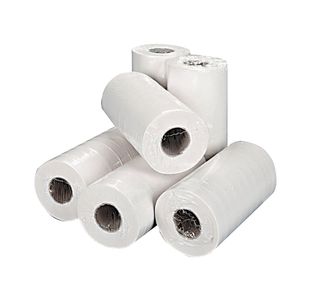 2Work Hyg Roll 250Mmx40M Wht P18