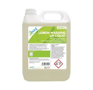 2Work Washing Up Liquid Lemon 5L