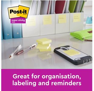 Post-It S/S Recy 47.6X47.6 Ylw Pk12