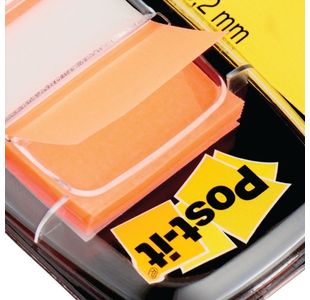 3M Postit Tape Flags Org 680-4 Pk600