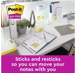 Post-It S/S Z-N 76X76 90S C/Ylw Pk12