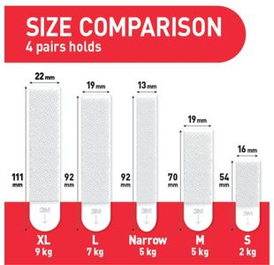 Command Pic Hang Strip S Wht Pk24