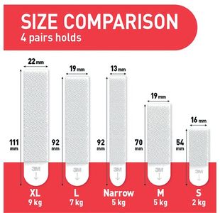 Command Pic Hang Strip M Wht Pk8