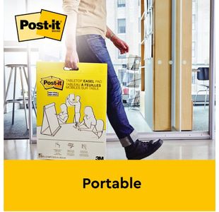 3M Post-It Table Top Easel Pk6