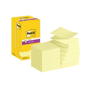 Post-It Z Canary 76X76Mm 90 Sht Pk12