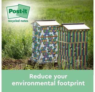 Post-It Rcycld 76X127 100Sh Ylw Pk16