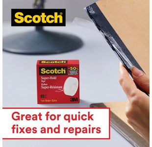 Scotch Supr Hold Sec Tape 19Mmx25.4M