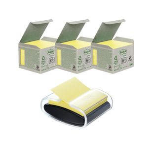 Post-It Rcyc Z Ylw Pk6 Buy3+Foc Disp