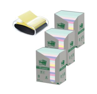 Post-It Rcyc Ast Pk16 Buy3 +Foc Disp