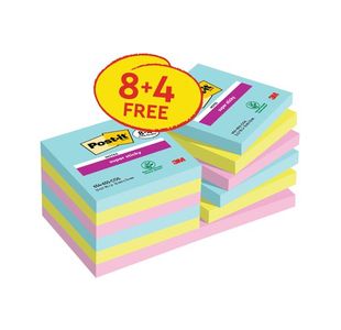 Post-It Stick Note Cosmic 76X76 Pk12