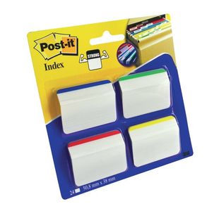 3M Post-It Index Str Filing Tabs P24