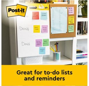 Postit Table Top Meeting Chart Wht