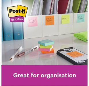 Post-It Super Sticky 76X76 Fuch Pk6