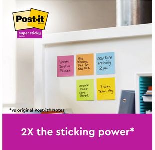 Post-It S/Stk 76X76 90S Cosmc Pk6