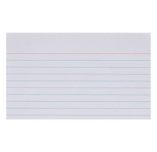 Concept Pkt.100 5�X3� Ruled Record C